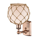 Innovations Lighting Farmhouse Rope 1 Light Sconce Part Of The Ballston Collection 516-1W-AC-G121-8RB-LED