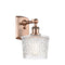 Niagra Sconce shown in the Antique Copper finish with a Clear shade