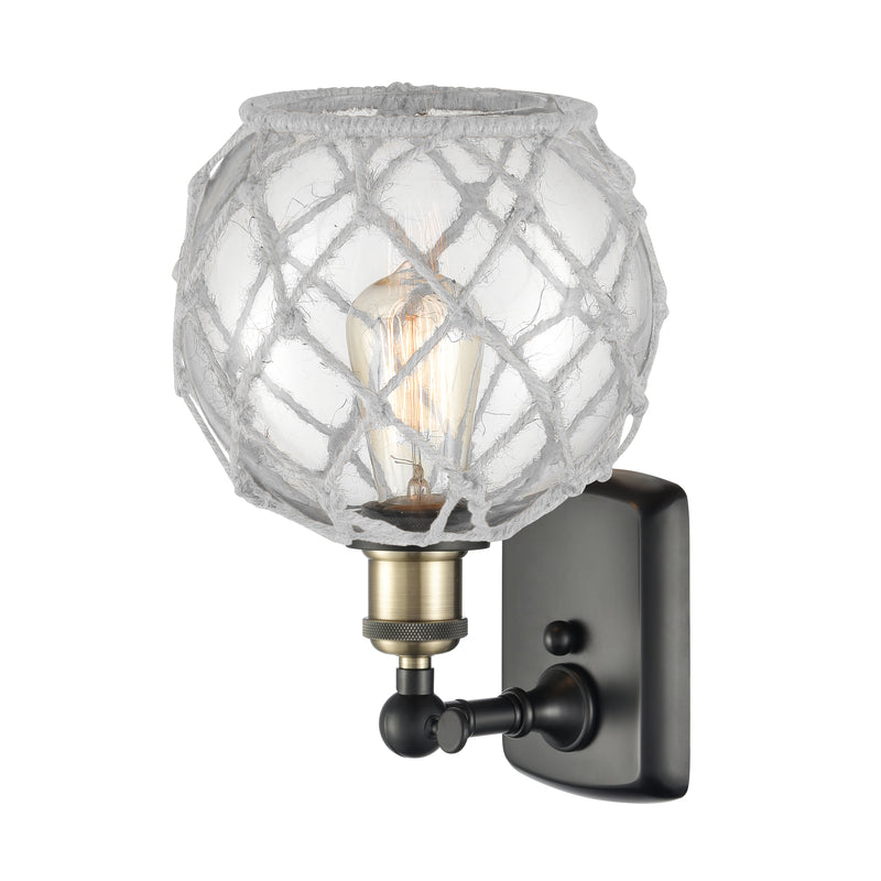 Innovations Lighting Farmhouse Rope 1 Light Sconce Part Of The Ballston Collection 516-1W-BAB-G122-8RW-LED