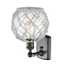 Innovations Lighting Farmhouse Rope 1 Light Sconce Part Of The Ballston Collection 516-1W-OB-G122-8RW-LED