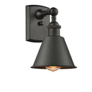 Smithfield Sconce shown in the Oil Rubbed Bronze finish with a Oil Rubbed Bronze shade