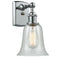 Hanover Sconce shown in the Polished Chrome finish with a Fishnet shade