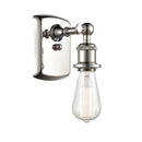 Bare Bulb Sconce shown in the Polished Nickel finish