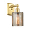 Cobbleskill Sconce shown in the Satin Gold finish with a Mercury shade