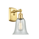 Hanover Sconce shown in the Satin Gold finish with a Fishnet shade