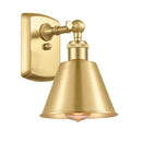 Smithfield Sconce shown in the Satin Gold finish with a Satin Gold shade