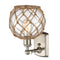 Innovations Lighting Farmhouse Rope 1 Light Sconce Part Of The Ballston Collection 516-1W-SN-G122-8RB-LED