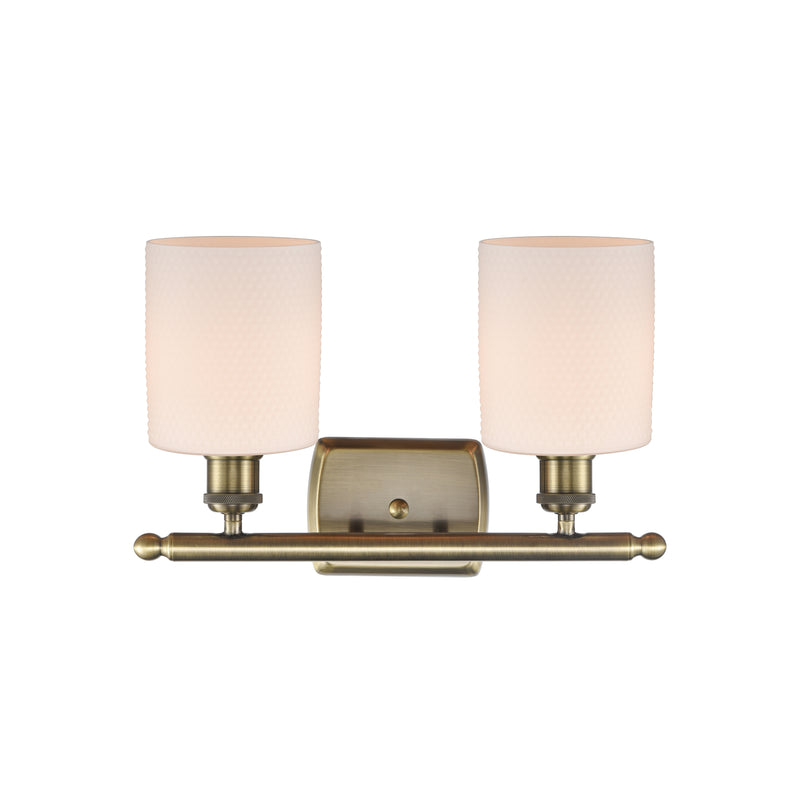 Innovations Lighting Cobbleskill 2 Light Bath Vanity Light Part Of The Ballston Collection 516-2W-AB-G111-LED