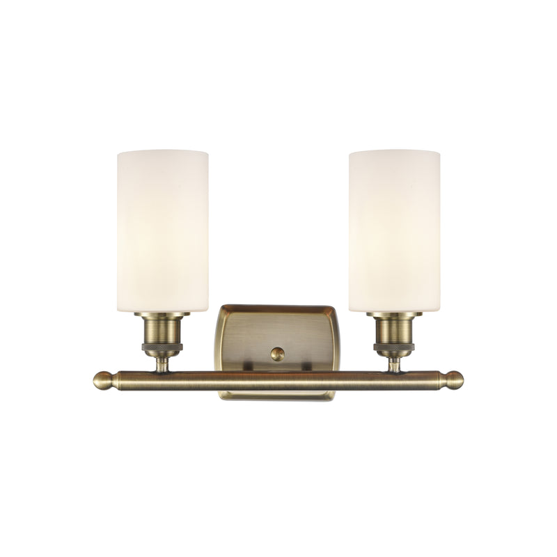 Innovations Lighting Clymer 2 Light Bath Vanity Light Part Of The Ballston Collection 516-2W-AB-G801-LED