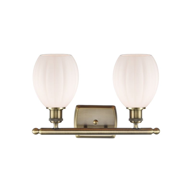 Innovations Lighting Eaton 2 Light Bath Vanity Light Part Of The Ballston Collection 516-2W-AB-G81-LED