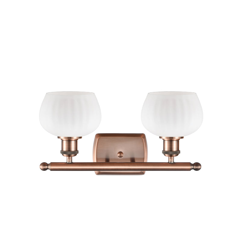Innovations Lighting Fenton 2 Light Bath Vanity Light Part Of The Ballston Collection 516-2W-AC-G91-LED