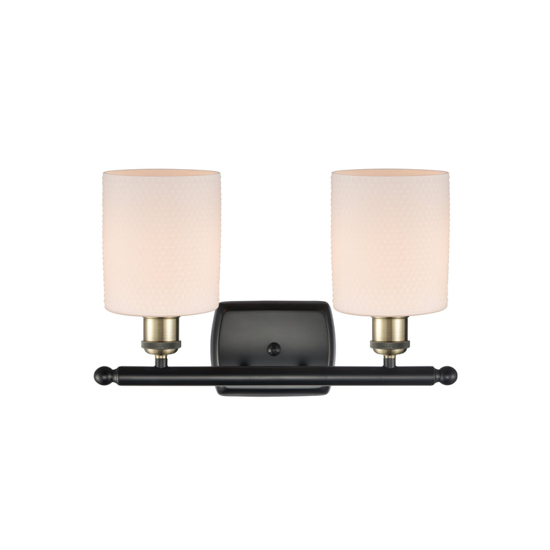 Innovations Lighting Cobbleskill 2 Light Bath Vanity Light Part Of The Ballston Collection 516-2W-BAB-G111-LED