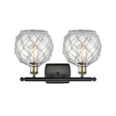 Innovations Lighting Farmhouse Rope 2 Light Bath Vanity Light Part Of The Ballston Collection 516-2W-BAB-G122-8RW-LED