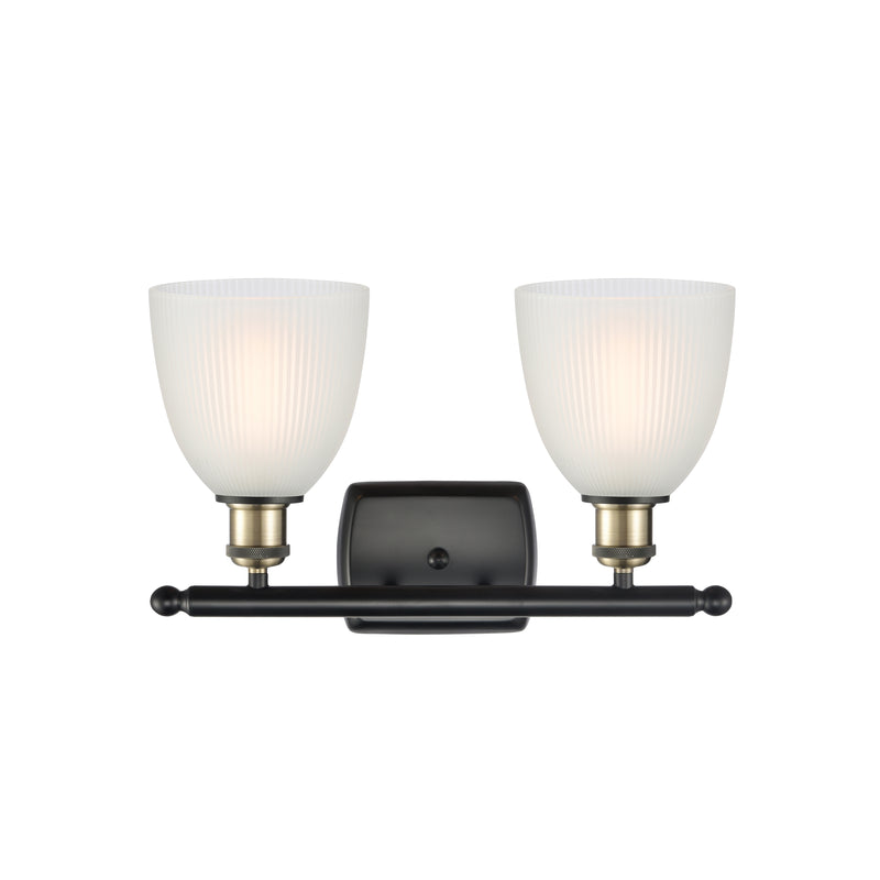 Innovations Lighting Castile 2 Light Bath Vanity Light Part Of The Ballston Collection 516-2W-BAB-G381-LED