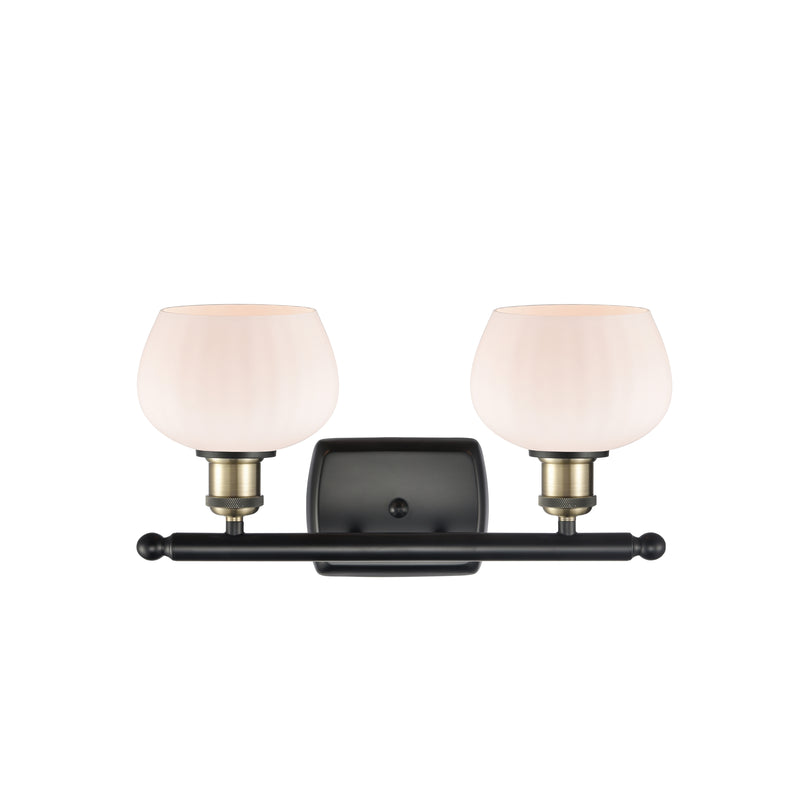 Innovations Lighting Fenton 2 Light Bath Vanity Light Part Of The Ballston Collection 516-2W-BAB-G91-LED