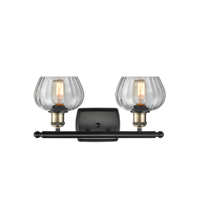 Innovations Lighting Fenton 2 Light Bath Vanity Light Part Of The Ballston Collection 516-2W-BAB-G92-LED