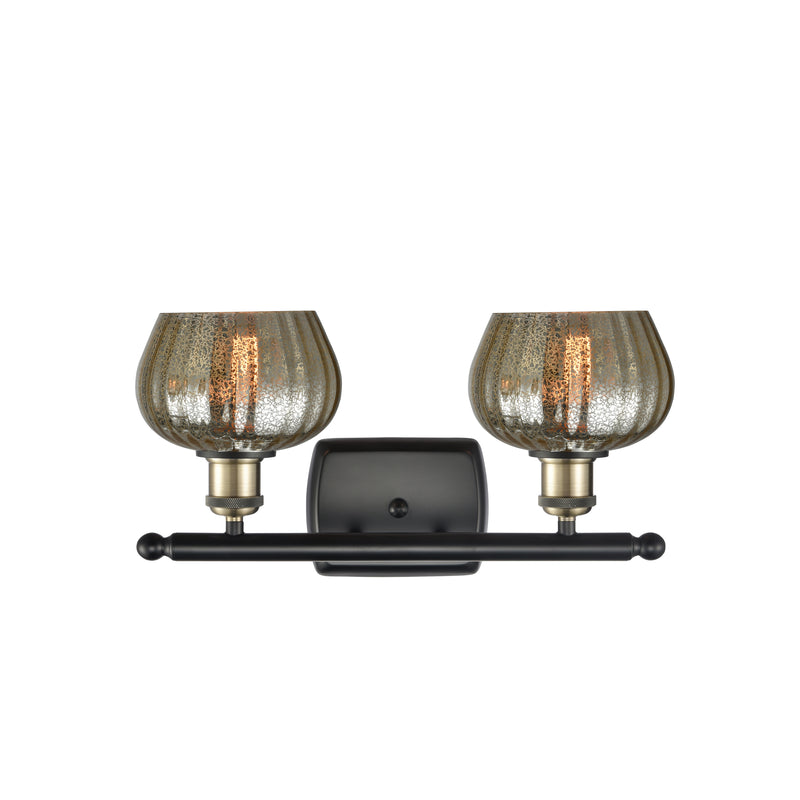 Innovations Lighting Fenton 2 Light Bath Vanity Light Part Of The Ballston Collection 516-2W-BAB-G96-LED