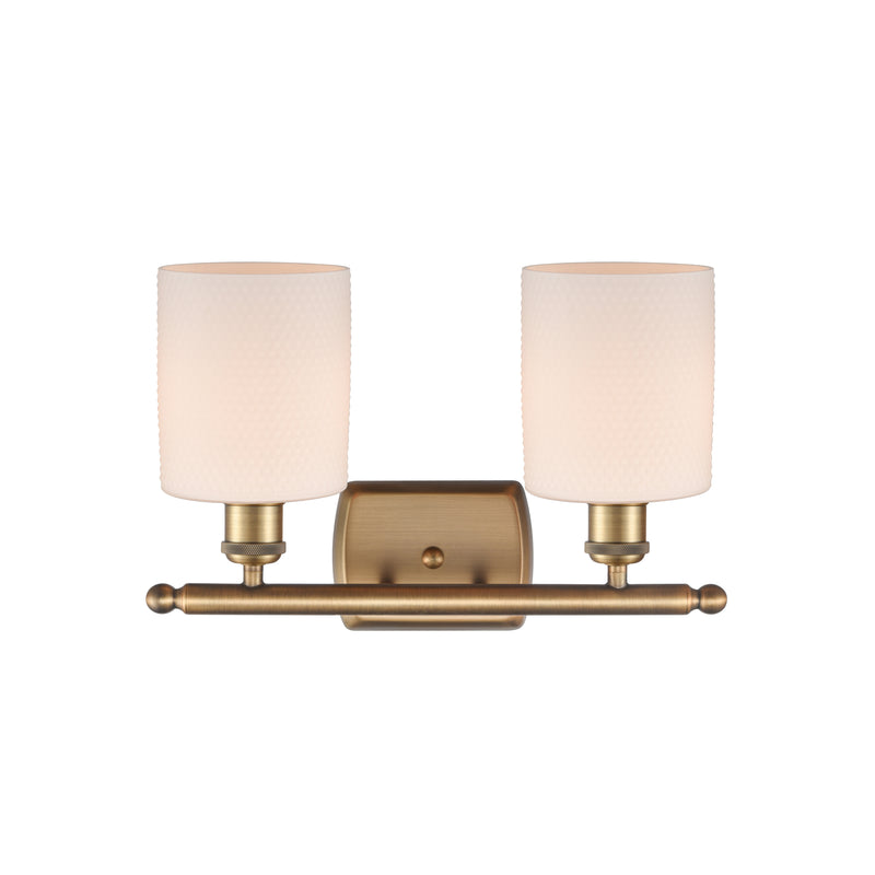 Innovations Lighting Cobbleskill 2 Light Bath Vanity Light Part Of The Ballston Collection 516-2W-BB-G111-LED