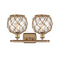 Innovations Lighting Farmhouse Rope 2 Light Bath Vanity Light Part Of The Ballston Collection 516-2W-BB-G122-8RB-LED
