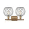 Innovations Lighting Farmhouse Rope 2 Light Bath Vanity Light Part Of The Ballston Collection 516-2W-BB-G122-8RW-LED