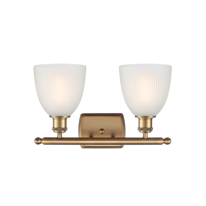 Innovations Lighting Castile 2 Light Bath Vanity Light Part Of The Ballston Collection 516-2W-BB-G381-LED