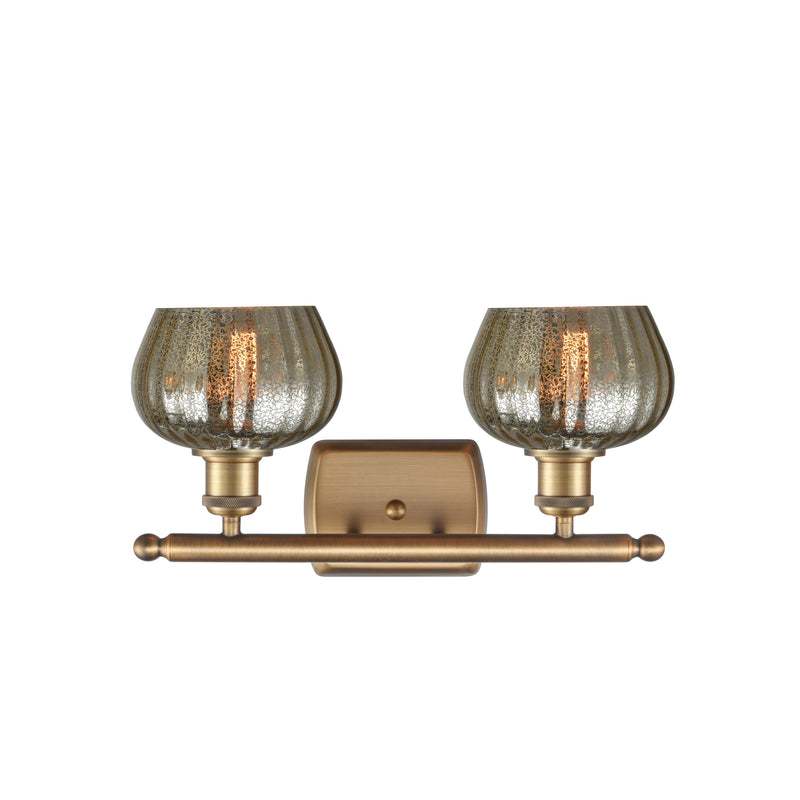 Innovations Lighting Fenton 2 Light Bath Vanity Light Part Of The Ballston Collection 516-2W-BB-G96-LED