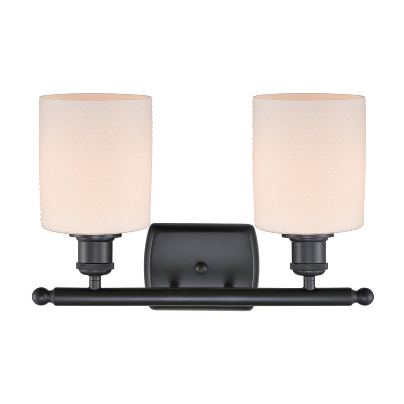 Innovations Lighting Cobbleskill 2 Light Bath Vanity Light Part Of The Ballston Collection 516-2W-BK-G111-LED