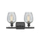 Innovations Lighting Salina 2 Light Bath Vanity Light Part Of The Ballston Collection 516-2W-BK-G292-LED