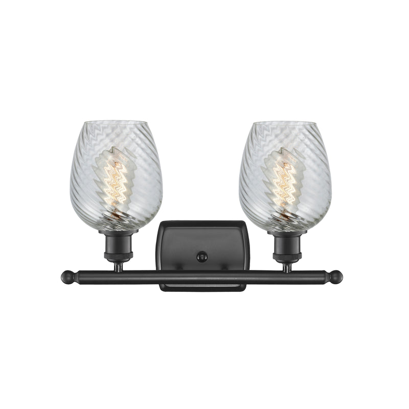 Innovations Lighting Salina 2 Light Bath Vanity Light Part Of The Ballston Collection 516-2W-BK-G292-LED