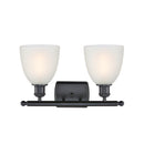 Innovations Lighting Castile 2 Light Bath Vanity Light Part Of The Ballston Collection 516-2W-BK-G381-LED