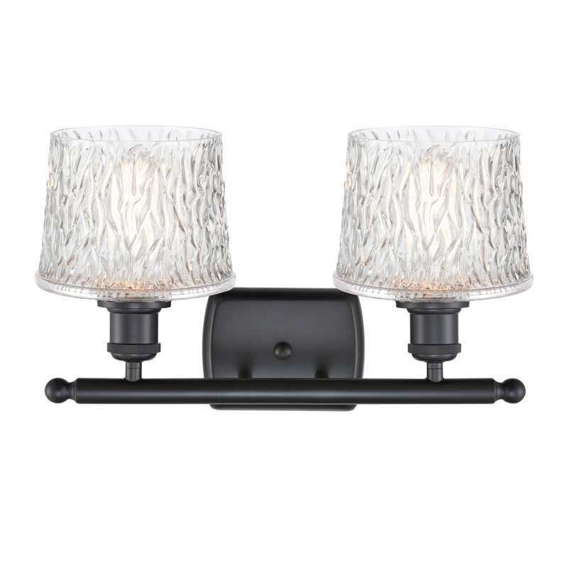 Innovations Lighting Niagra 2 Light Bath Vanity Light Part Of The Ballston Collection 516-2W-BK-G402-LED