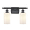 Clymer Bath Vanity Light shown in the Matte Black finish with a Matte White shade