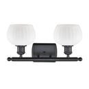 Innovations Lighting Fenton 2 Light Bath Vanity Light Part Of The Ballston Collection 516-2W-BK-G91-LED