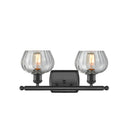 Innovations Lighting Fenton 2 Light Bath Vanity Light Part Of The Ballston Collection 516-2W-BK-G92-LED
