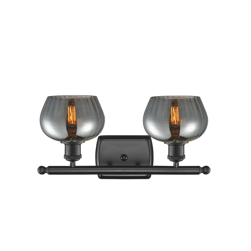 Innovations Lighting Fenton 2 Light Bath Vanity Light Part Of The Ballston Collection 516-2W-BK-G93-LED