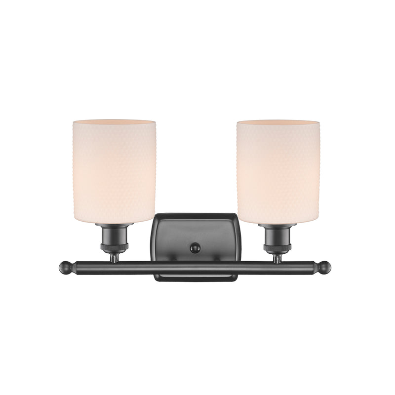 Innovations Lighting Cobbleskill 2 Light Bath Vanity Light Part Of The Ballston Collection 516-2W-OB-G111-LED