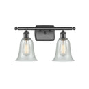 Hanover Bath Vanity Light shown in the Oil Rubbed Bronze finish with a Fishnet shade