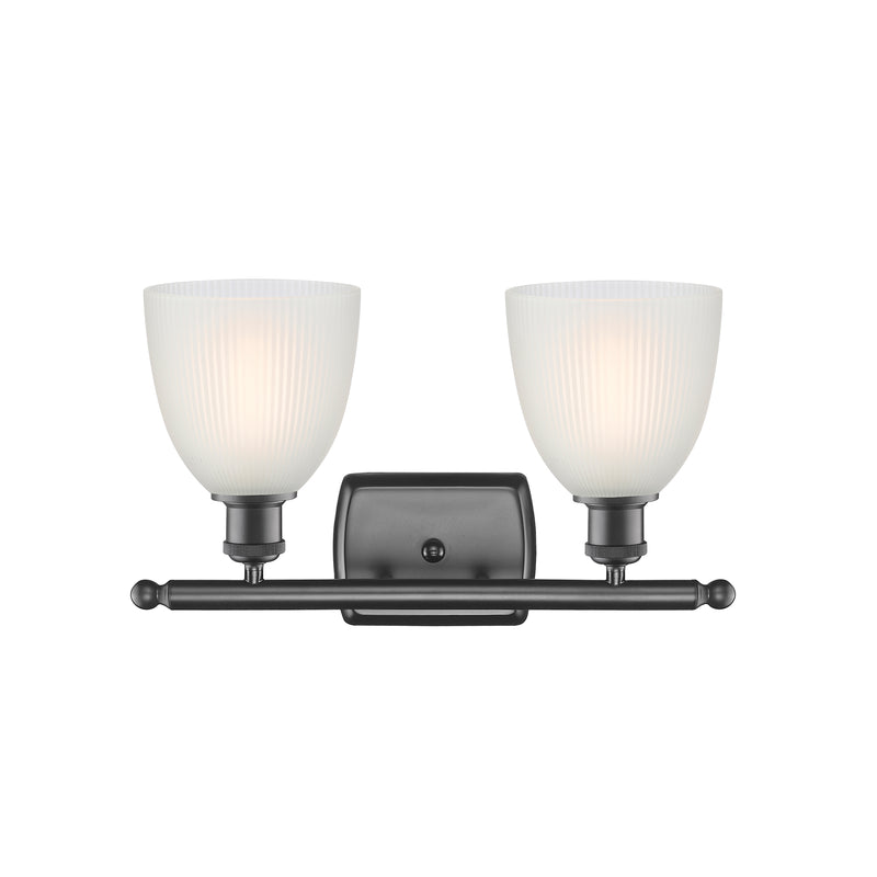 Innovations Lighting Castile 2 Light Bath Vanity Light Part Of The Ballston Collection 516-2W-OB-G381-LED