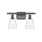 Ellery Bath Vanity Light shown in the Oil Rubbed Bronze finish with a Clear shade