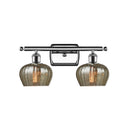 Fenton Bath Vanity Light shown in the Polished Chrome finish with a Mercury shade