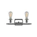 Innovations Lighting Bare Bulb 2 Light Bath Vanity Light Part Of The Ballston Collection 516-2W-PC-LED