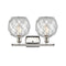 Innovations Lighting Farmhouse Rope 2 Light Bath Vanity Light Part Of The Ballston Collection 516-2W-PN-G122-8RW-LED