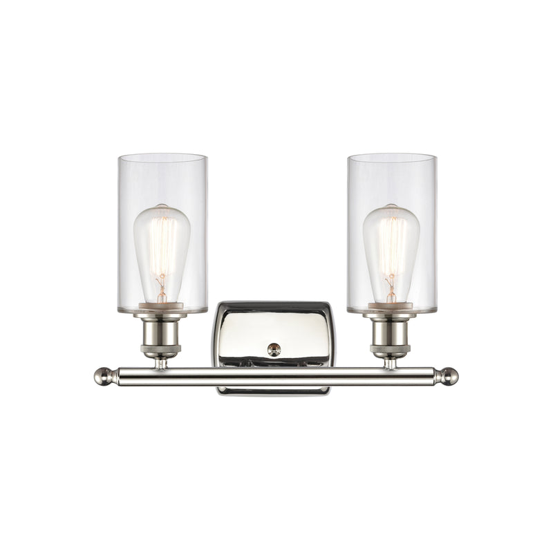 Innovations Lighting Clymer 2 Light Bath Vanity Light Part Of The Ballston Collection 516-2W-PN-G802-LED