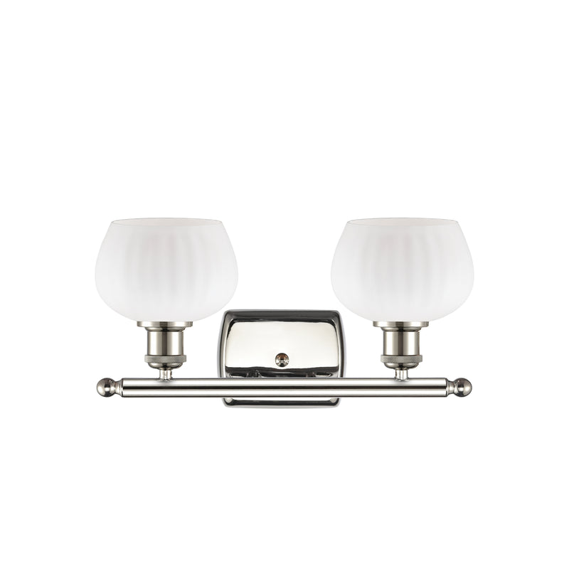 Innovations Lighting Fenton 2 Light Bath Vanity Light Part Of The Ballston Collection 516-2W-PN-G91-LED