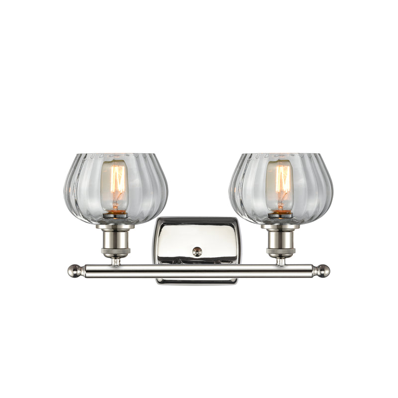 Innovations Lighting Fenton 2 Light Bath Vanity Light Part Of The Ballston Collection 516-2W-PN-G92-LED