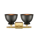 Innovations Lighting Adirondack 2 Light Bath Vanity Light Part Of The Ballston Collection 516-2W-SG-M14-BK-LED