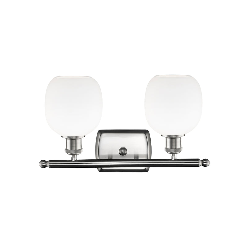 Innovations Lighting Belfast 2 Light Bath Vanity Light Part Of The Ballston Collection 516-2W-SN-G101-LED