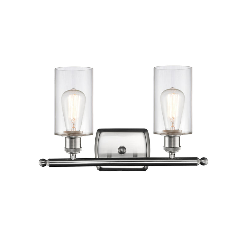 Innovations Lighting Clymer 2 Light Bath Vanity Light Part Of The Ballston Collection 516-2W-SN-G802-LED