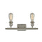 Innovations Lighting Bare Bulb 2 Light Bath Vanity Light Part Of The Ballston Collection 516-2W-SN-LED