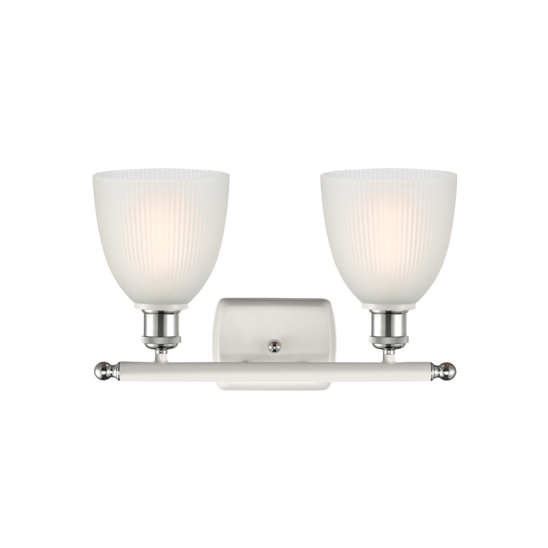 Innovations Lighting Castile 2 Light Bath Vanity Light Part Of The Ballston Collection 516-2W-WPC-G381-LED